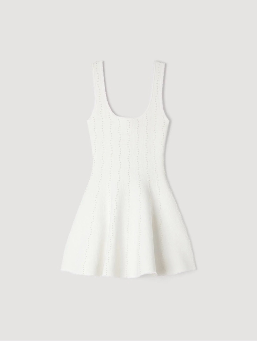 SANDRO PARIS Beaded Knit Mini Dress - Picture 2 of 5